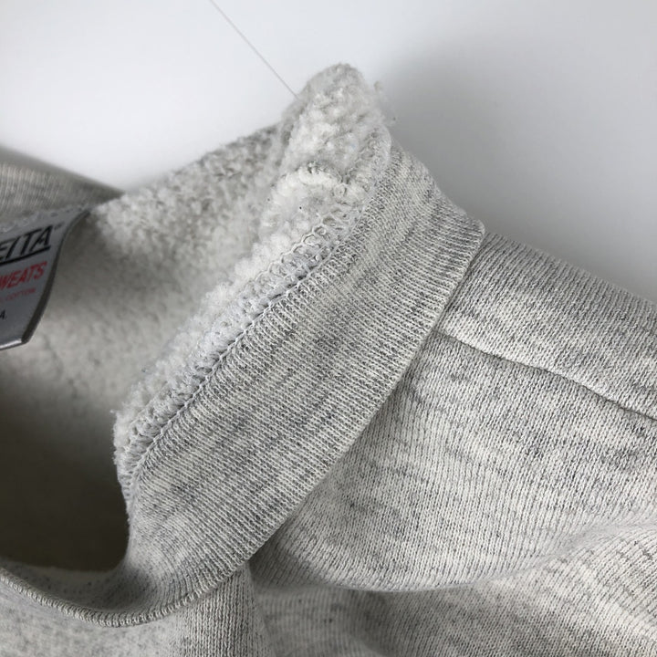 90'S Oneita Power-Sweets Printed Sweatshirt, Made in USA, Men's Size XL, Vintage polyester gray type Vintage Second Hand