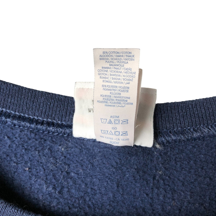 Jerzees Ron Jon Printed Sweatshirt, Men's, Size XL, Vintage cotton navy blue type Vintage Second Hand