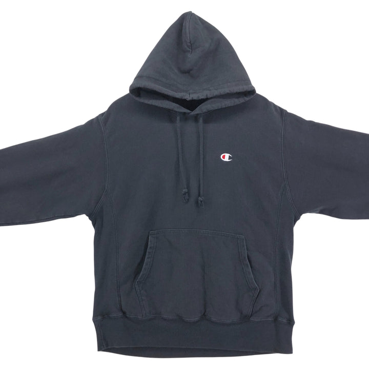 Champion REVERSE WEAVE Reverse Weave Sweat Pullover Hoodie Men's L size unclear black type Vintage Second Hand