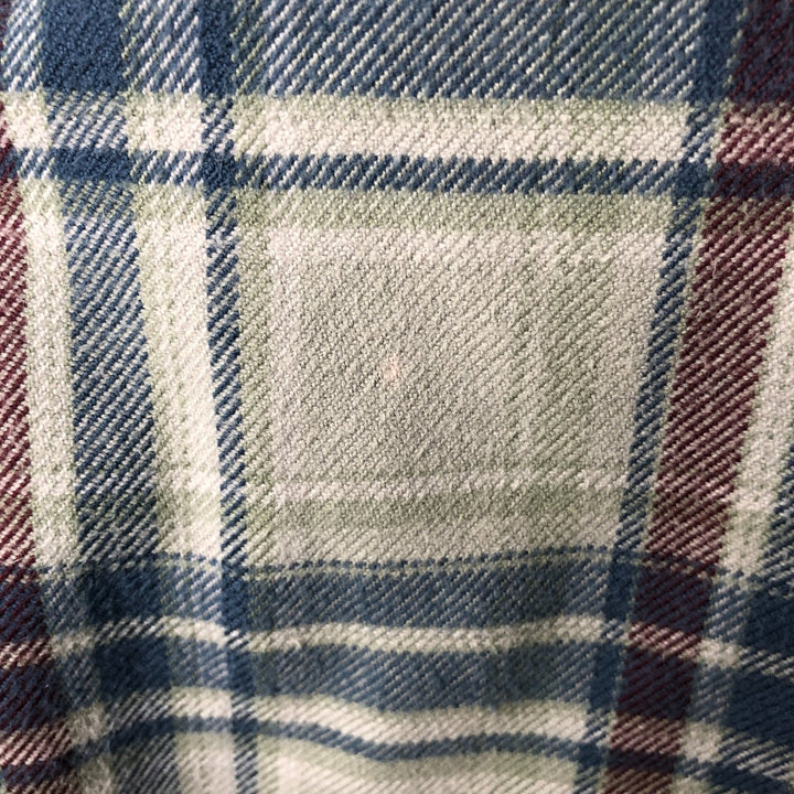 Patagonia Organic Cotton Long Sleeve Flannel Check Shirt, Men's Size L (STY53947FA14) Organic cotton gray type Vintage Second Hand