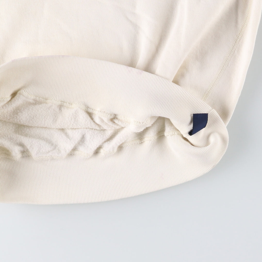 Ralph Lauren POLO by Ralph Lauren One Point Logo Sweatshirt Trainer Men's M size cotton pale white type Vintage Second Hand
