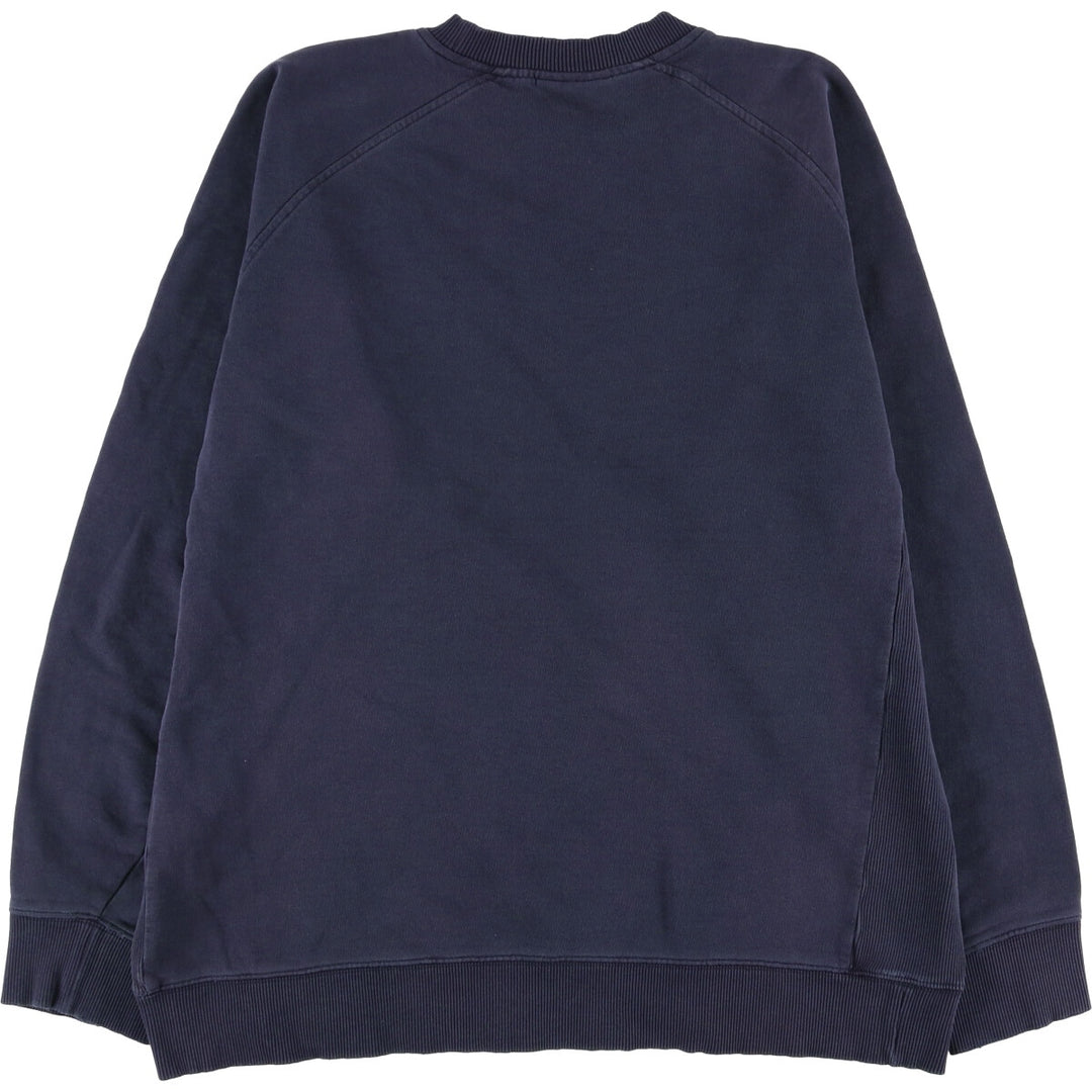 Vintage 90s-00'S Timberland logo sweatshirt, size M, men's cotton navy blue type Vintage Second Hand