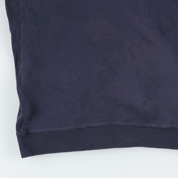 Vintage 90s-00'S Timberland logo sweatshirt, size M, men's cotton navy blue type Vintage Second Hand