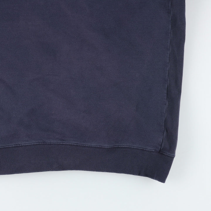 Vintage 90s-00'S Timberland logo sweatshirt, size M, men's cotton navy blue type Vintage Second Hand
