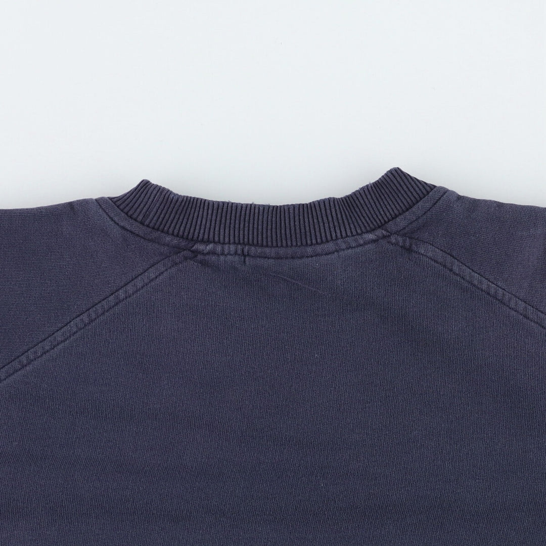 Vintage 90s-00'S Timberland logo sweatshirt, size M, men's cotton navy blue type Vintage Second Hand