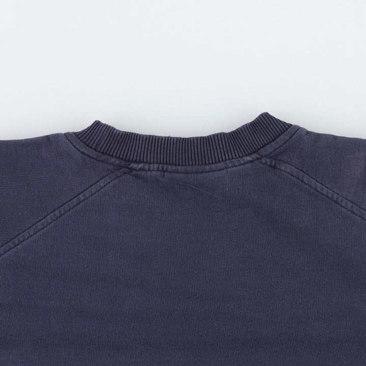 Vintage 90s-00'S Timberland logo sweatshirt, size M, men's cotton navy blue type Vintage Second Hand
