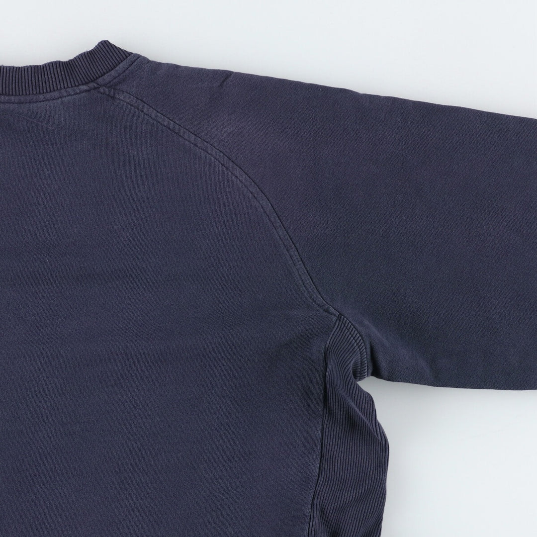 Vintage 90s-00'S Timberland logo sweatshirt, size M, men's cotton navy blue type Vintage Second Hand