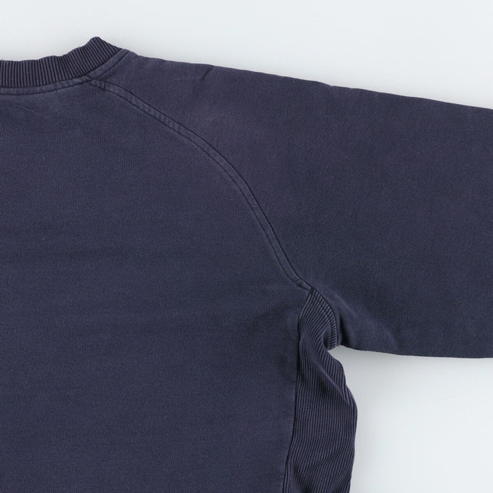 Vintage 90s-00'S Timberland logo sweatshirt, size M, men's cotton navy blue type Vintage Second Hand