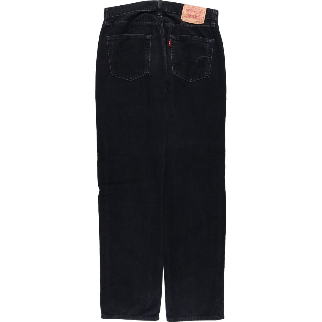 Levi's 751 Corduroy Pants, Men's, Size W33 cotton black type Vintage Second Hand