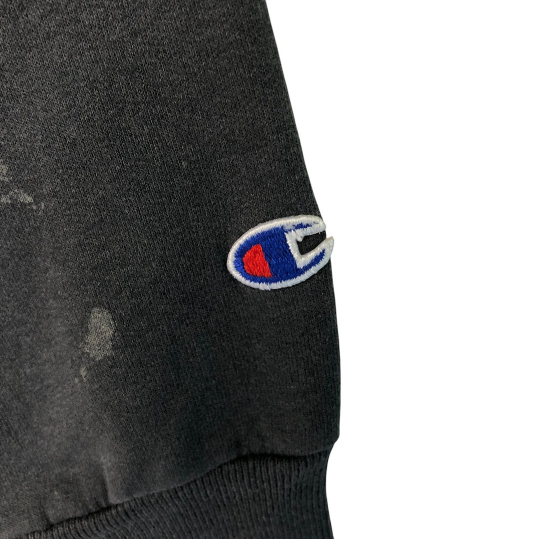 Vintage 90'S Champion Authentic Athletic Apparel logo sweatshirt, men's size XL cotton Charcoal Vintage Second Hand