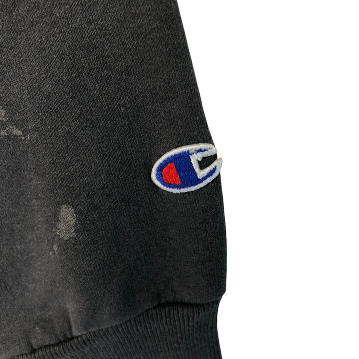 Vintage 90'S Champion Authentic Athletic Apparel logo sweatshirt, men's size XL cotton Charcoal Vintage Second Hand