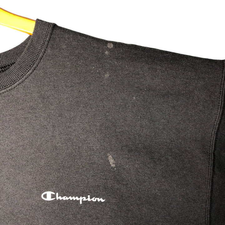 Vintage 90'S Champion Authentic Athletic Apparel logo sweatshirt, men's size XL cotton Charcoal Vintage Second Hand