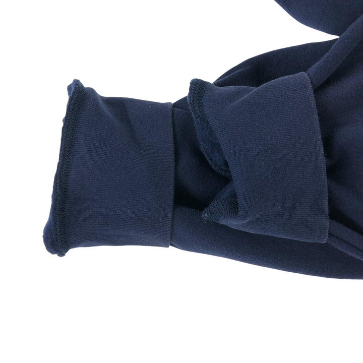 Tommy Hilfiger Sweatshirt Full Zip Hoodie, Men's XL cotton navy blue type Vintage Second Hand