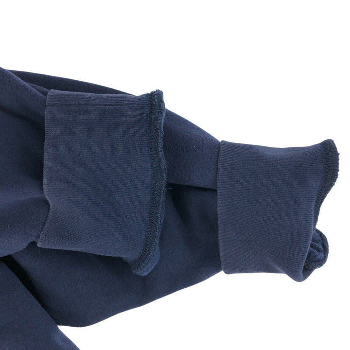 Tommy Hilfiger Sweatshirt Full Zip Hoodie, Men's XL cotton navy blue type Vintage Second Hand