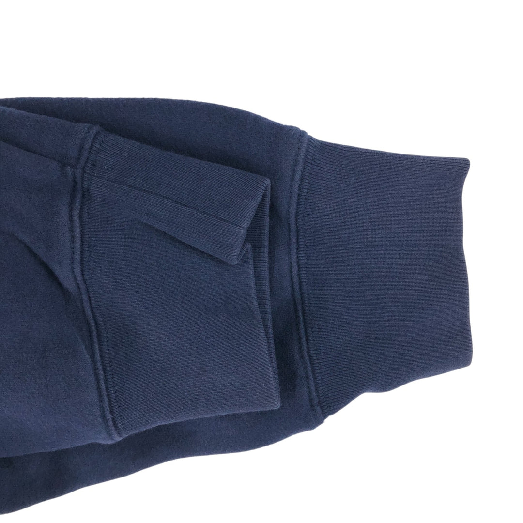 Tommy Hilfiger Sweatshirt Full Zip Hoodie, Men's XL cotton navy blue type Vintage Second Hand