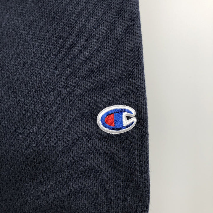 Champion REVERSE WEAVE Reverse Weave 3-row print college sweatshirt, sweatshirt, men's XL size cotton navy blue type Vintage Second Hand