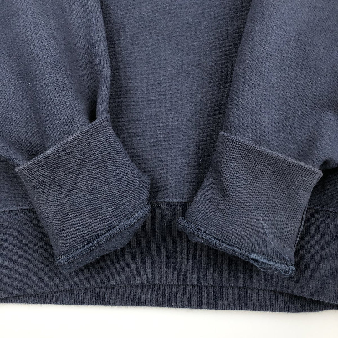 Champion REVERSE WEAVE Reverse Weave 3-row print college sweatshirt, sweatshirt, men's XL size cotton navy blue type Vintage Second Hand