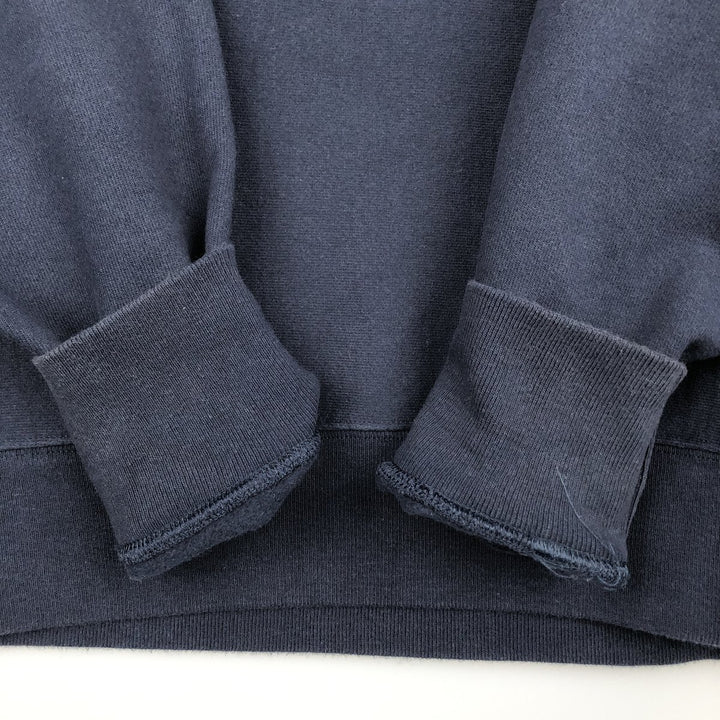 Champion REVERSE WEAVE Reverse Weave 3-row print college sweatshirt, sweatshirt, men's XL size cotton navy blue type Vintage Second Hand