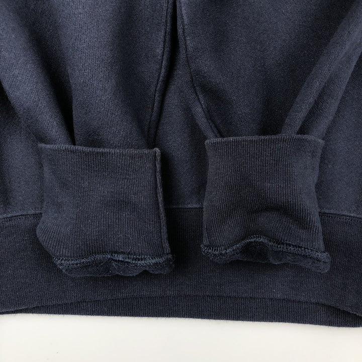 Champion REVERSE WEAVE Reverse Weave 3-row print college sweatshirt, sweatshirt, men's XL size cotton navy blue type Vintage Second Hand