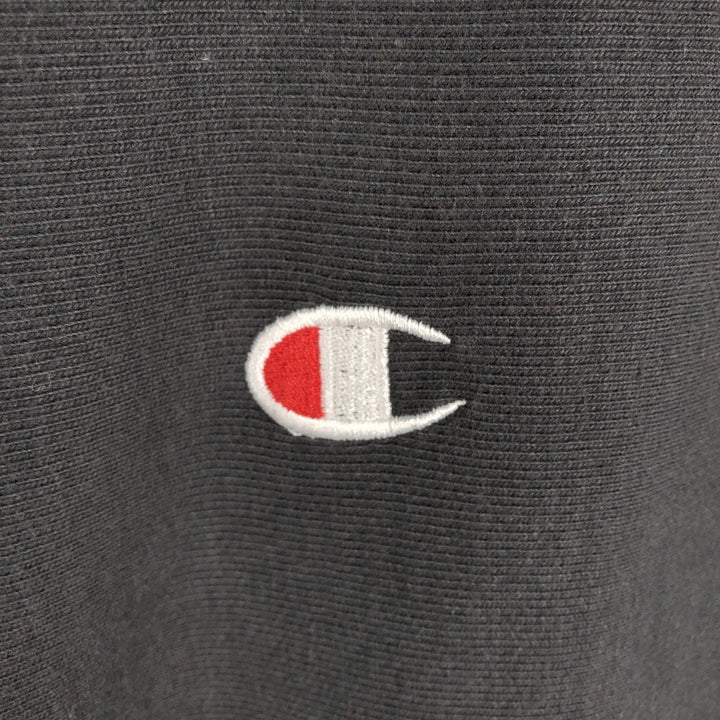 Champion REVERSE WEAVE Reverse Weave One Point Logo Sweatshirt Trainer Men's L size unclear black type Vintage Second Hand