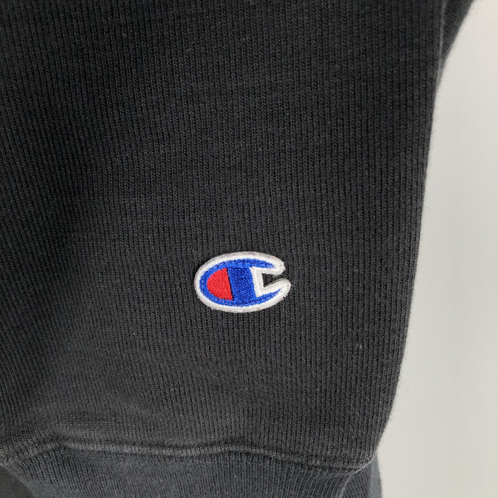 Champion REVERSE WEAVE Reverse Weave One Point Logo Sweatshirt Trainer Men's L size unclear black type Vintage Second Hand