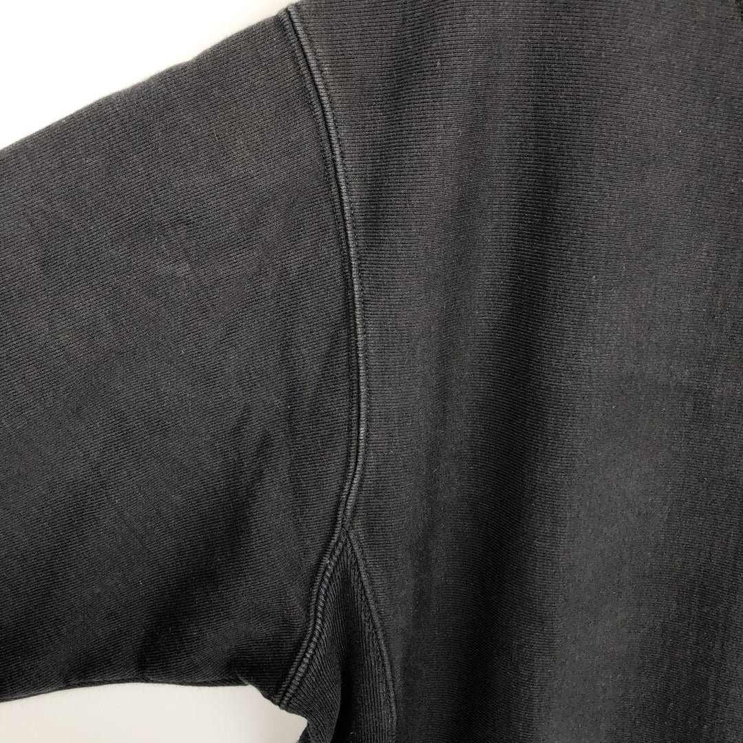 Champion REVERSE WEAVE Reverse Weave One Point Logo Sweatshirt Trainer Men's L size unclear black type Vintage Second Hand