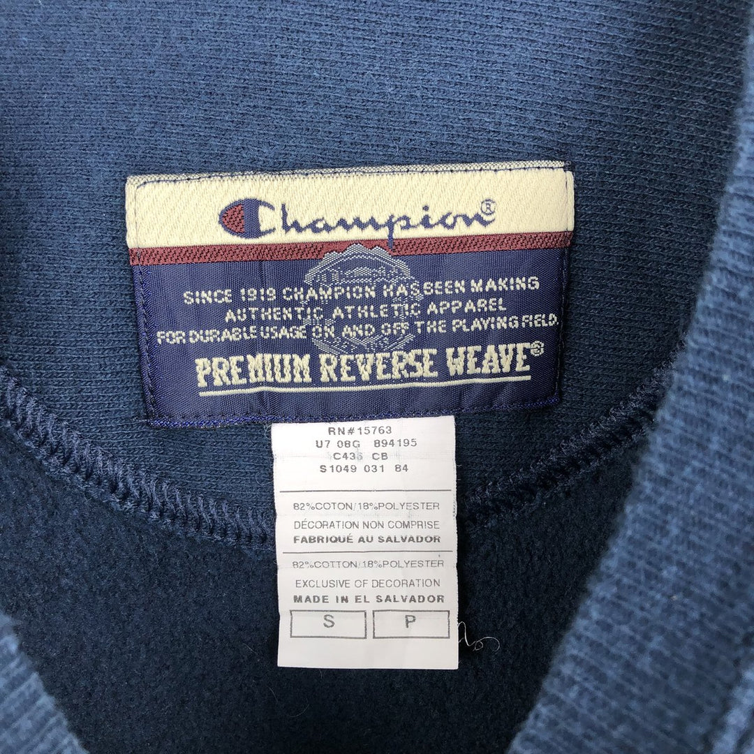 2000'S Champion Premium Reverse Weave Robert Weaver Masonry Advertising Sweatshirt cotton navy blue type Vintage Second Hand