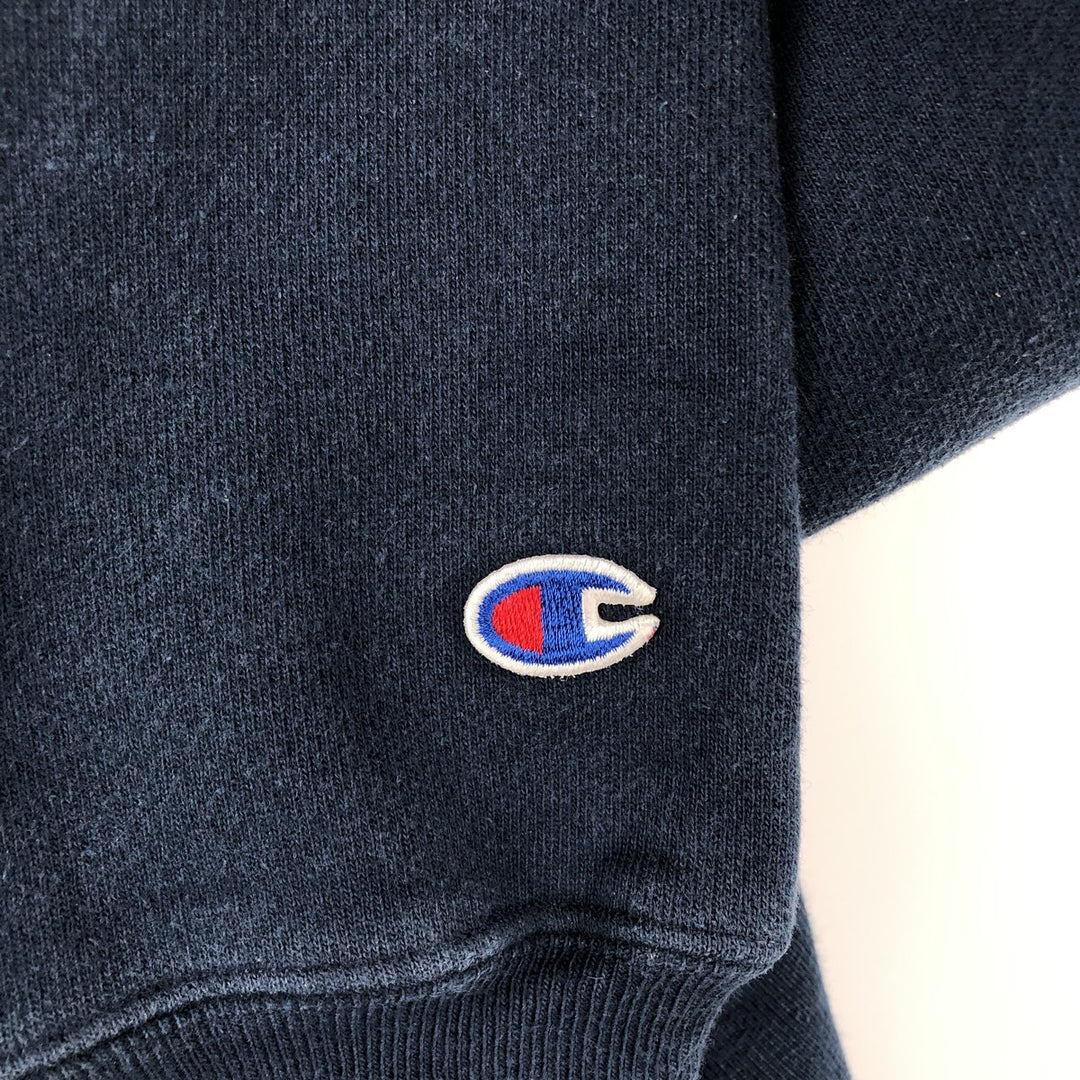 2000'S Champion Premium Reverse Weave Robert Weaver Masonry Advertising Sweatshirt cotton navy blue type Vintage Second Hand