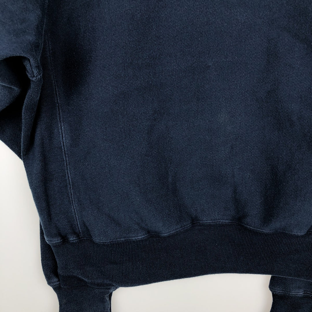 2000'S Champion Premium Reverse Weave Robert Weaver Masonry Advertising Sweatshirt cotton navy blue type Vintage Second Hand