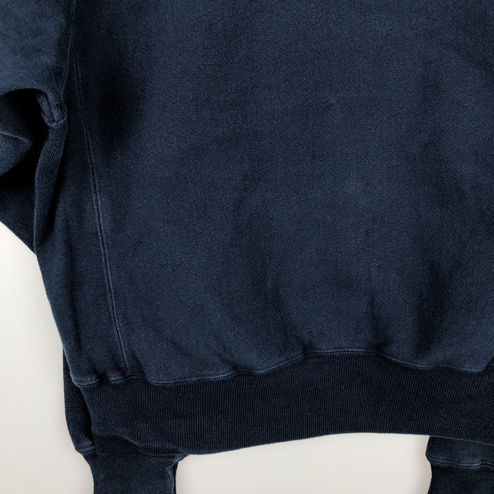 2000'S Champion Premium Reverse Weave Robert Weaver Masonry Advertising Sweatshirt cotton navy blue type Vintage Second Hand