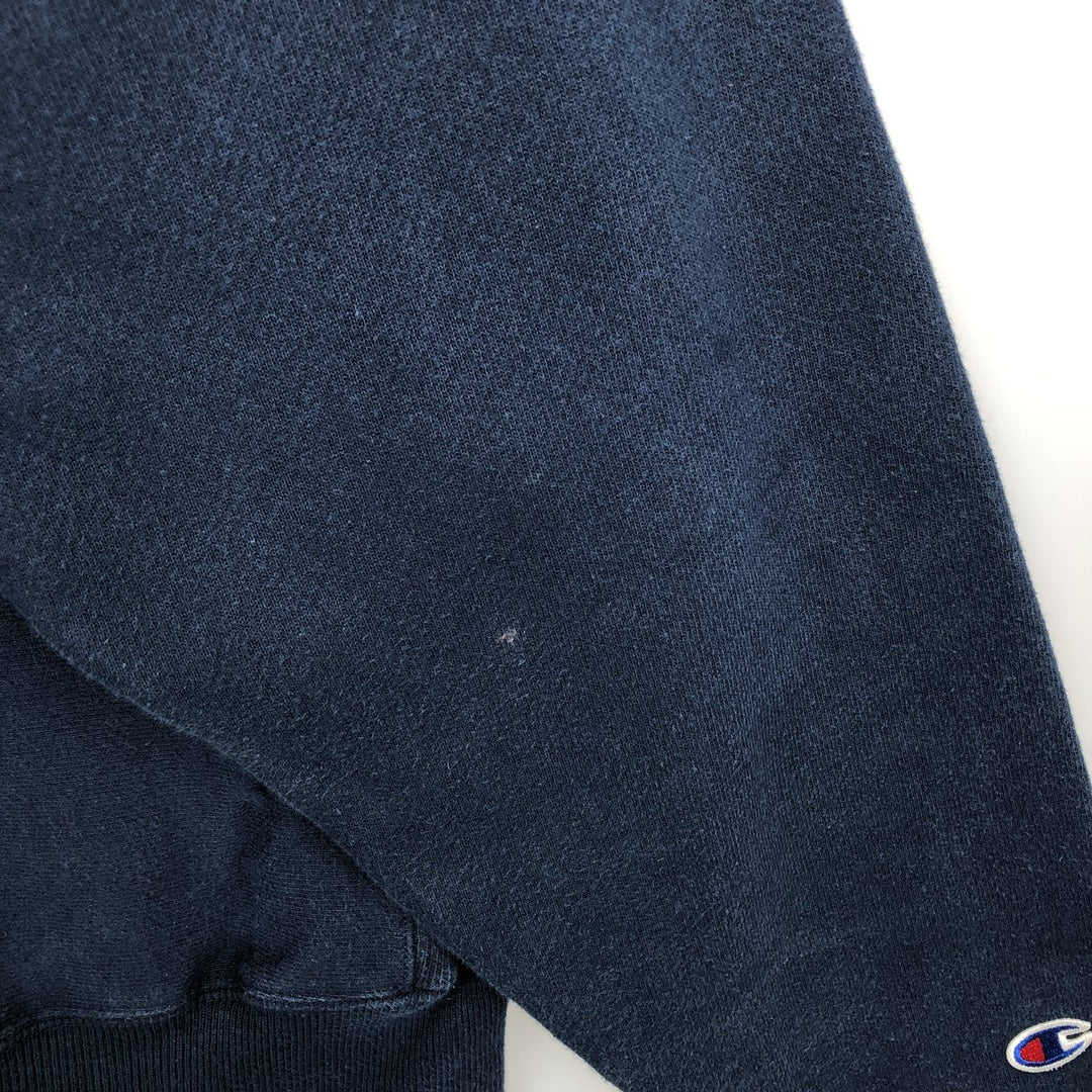 2000'S Champion Premium Reverse Weave Robert Weaver Masonry Advertising Sweatshirt cotton navy blue type Vintage Second Hand
