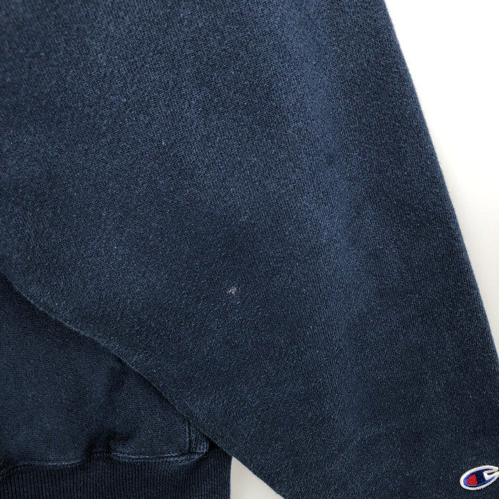 2000'S Champion Premium Reverse Weave Robert Weaver Masonry Advertising Sweatshirt cotton navy blue type Vintage Second Hand