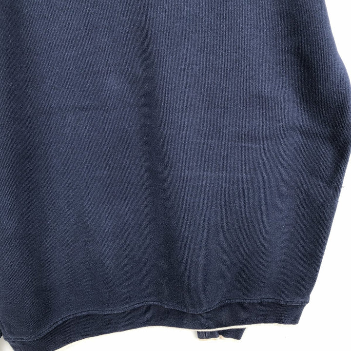 90'S GEAR College Sweatshirt, Made in USA, Men's Size XL, Vintage cotton navy blue type Vintage Second Hand