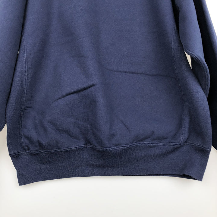 1990'S Russell PRO COTTON Pennsylvania State University College Sweatshirt, Made in USA, Men's Size Medium cotton navy blue type Vintage Second Hand