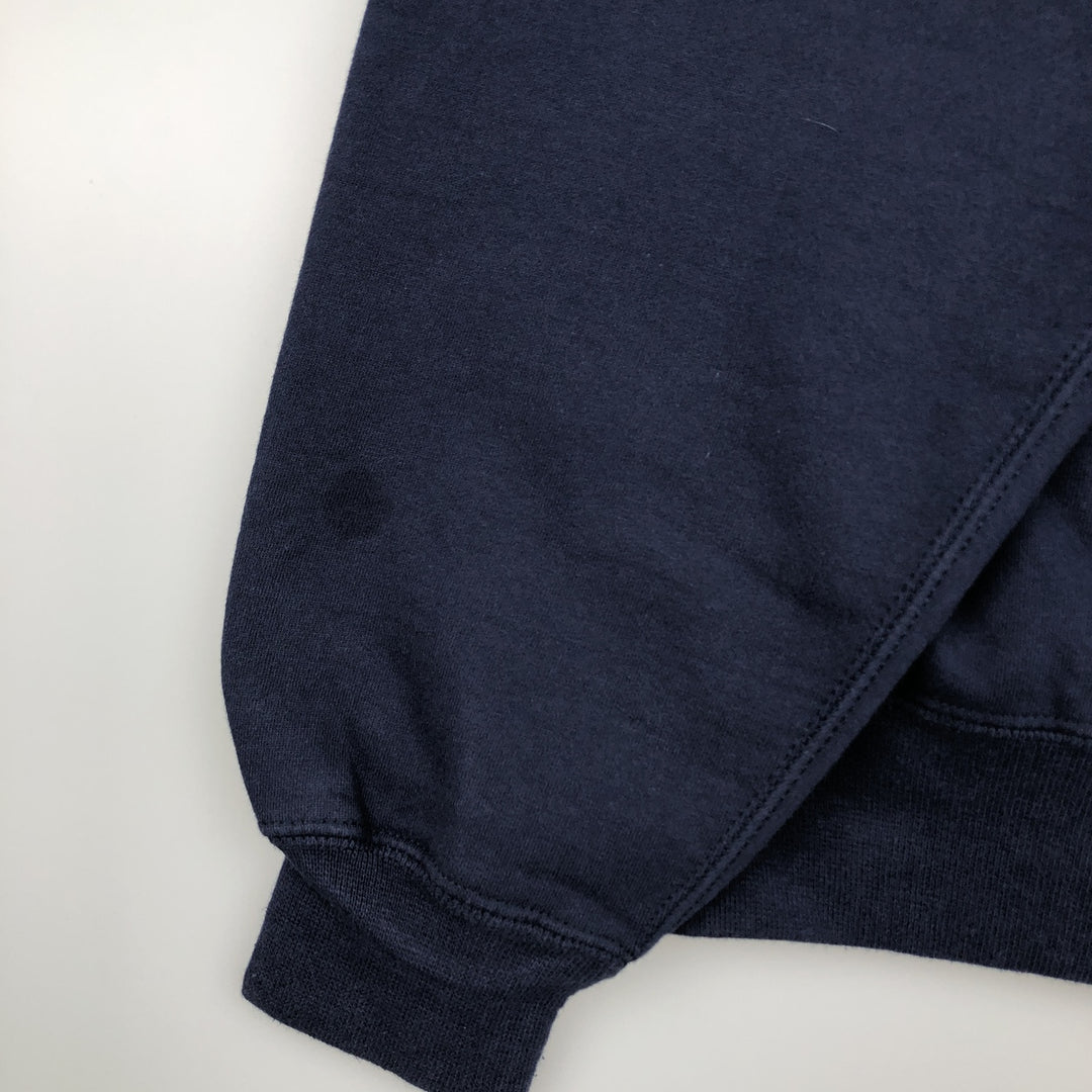 1990'S Russell PRO COTTON Pennsylvania State University College Sweatshirt, Made in USA, Men's Size Medium cotton navy blue type Vintage Second Hand