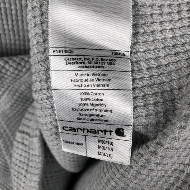 Carhartt Relaxed Fit Sweatshirt Pullover Hoodie, Men's Size M cotton gray type Vintage Second Hand