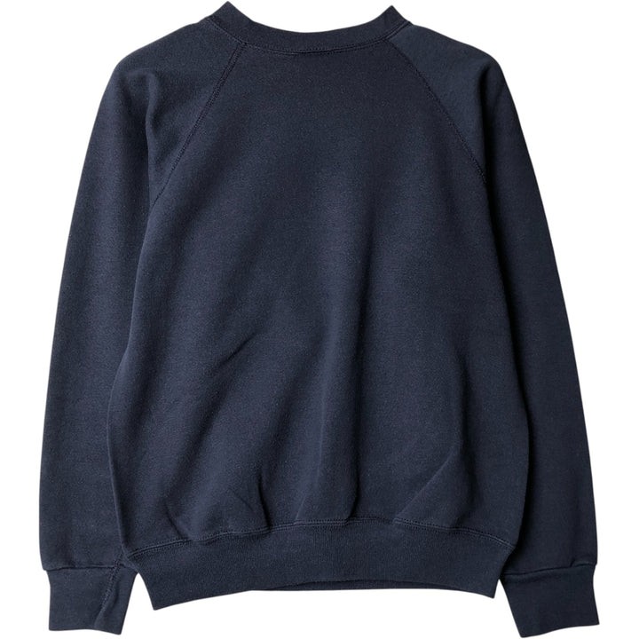 Vintage 1990'S Tultex printed sweatshirt, USA made, men's size small cotton navy blue type Vintage Second Hand