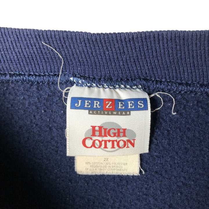 90'S Jerzees Cornwell Tools Advertising Sweatshirt, Men's XXL cotton navy blue type Vintage Second Hand