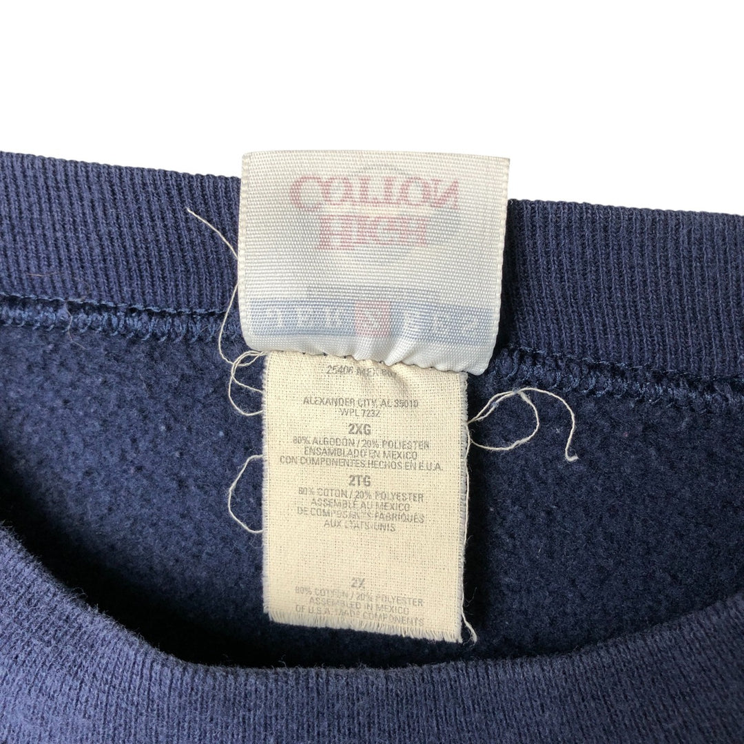 90'S Jerzees Cornwell Tools Advertising Sweatshirt, Men's XXL cotton navy blue type Vintage Second Hand