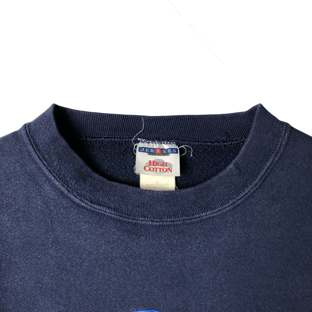 90'S Jerzees Cornwell Tools Advertising Sweatshirt, Men's XXL cotton navy blue type Vintage Second Hand