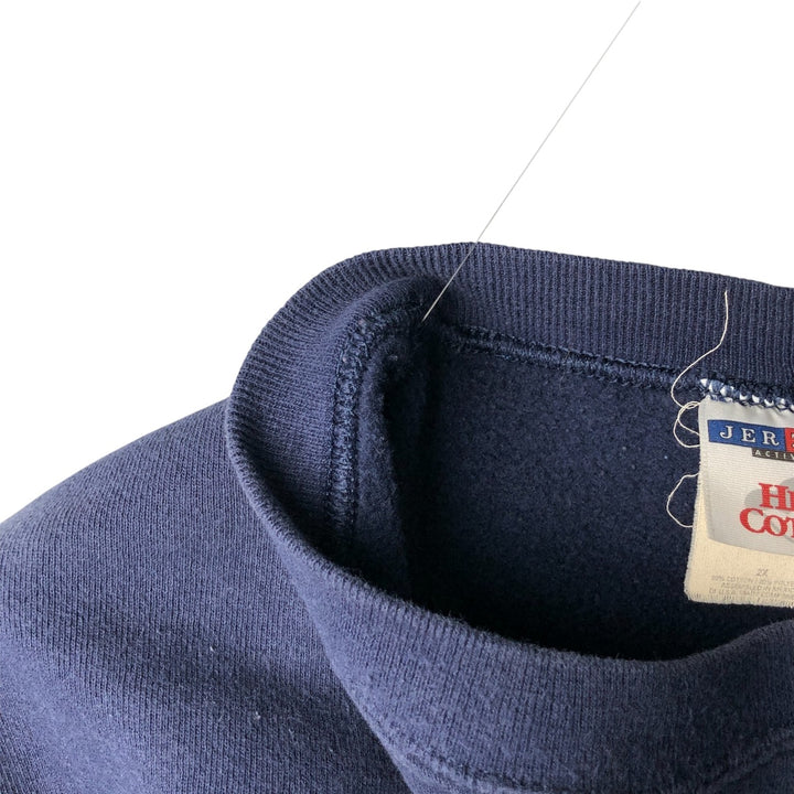90'S Jerzees Cornwell Tools Advertising Sweatshirt, Men's XXL cotton navy blue type Vintage Second Hand