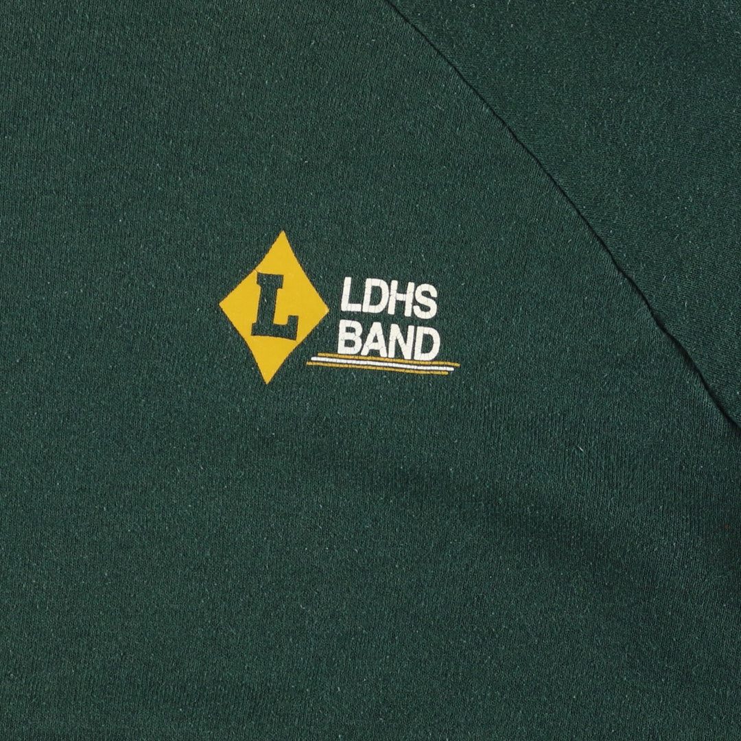 90'S Fruit of the Loom College Sweatshirt, Made in USA, Men's XL, Vintage cotton Green type dark green Vintage Second Hand
