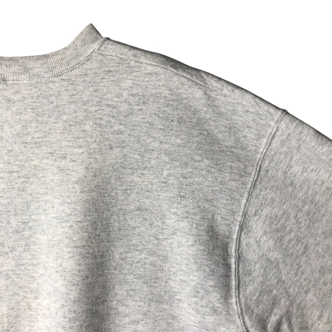Fruit of the Loom printed sweatshirt, made in the USA, men's size XL cotton gray type Vintage Second Hand