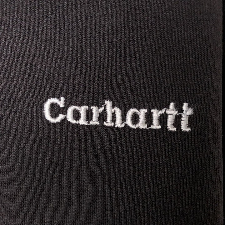 00'S Carhartt Sweat Full Zip Hoodie Men's L size cotton black type Vintage Second Hand