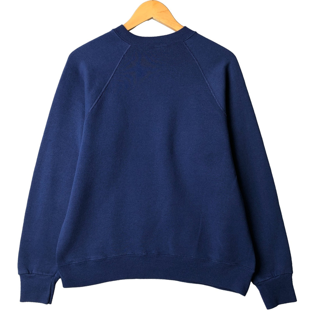 Vintage 90'S Lee blank sweatshirt, made in the USA, size L, men's cotton navy blue type Vintage Second Hand
