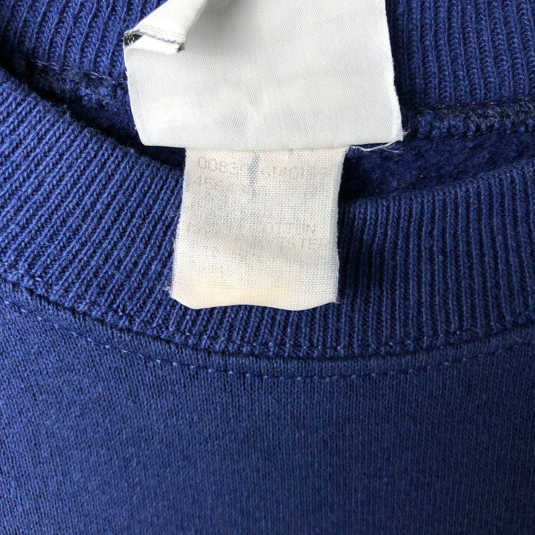 Vintage 90'S Lee blank sweatshirt, made in the USA, size L, men's cotton navy blue type Vintage Second Hand
