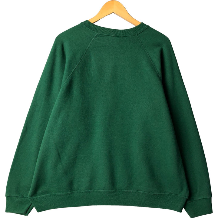 Vintage 90'S RIDERS plain blank sweatshirt, made in the USA, men's size XXL cotton Green type dark green Vintage Second Hand