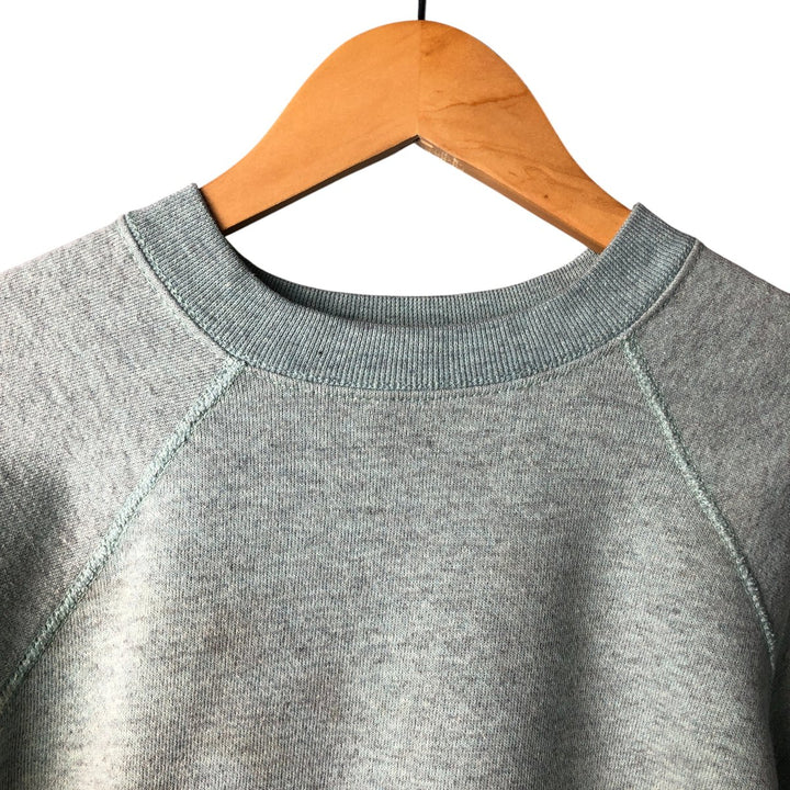 Vintage 1980'S TULTEX plain blank sweatshirt, made in the USA, men's size L cotton Mint green Vintage Second Hand