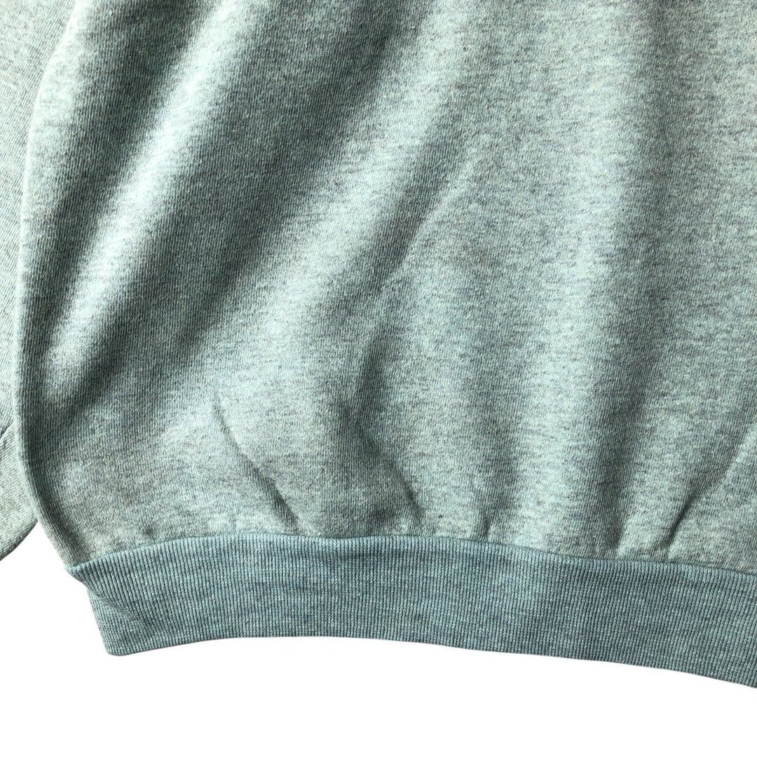 Vintage 1980'S TULTEX plain blank sweatshirt, made in the USA, men's size L cotton Mint green Vintage Second Hand