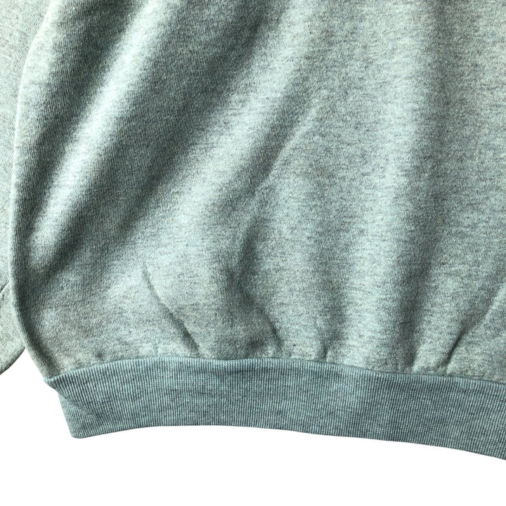 Vintage 1980'S TULTEX plain blank sweatshirt, made in the USA, men's size L cotton Mint green Vintage Second Hand